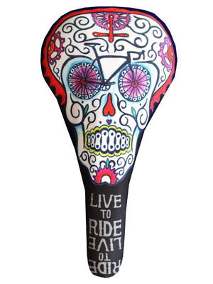 Cycology Day of the living saddle cover כיסוי אוכף לאופניים - Free Sport Israel