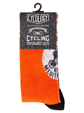 Cycology miles R my meditation Socks גרבי רכיבת אופניים - Free Sport Israel