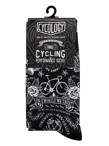 Cycology forever cycling Socks גרבי רכיבת אופניים - Free Sport Israel
