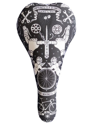 Cycology velo tattoo saddle cover כיסוי אוכף לאופניים - Free Sport Israel