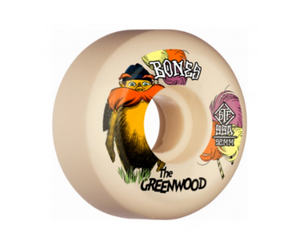 גלגלים לסקייטבורד Greenwood 52mm v5 99a-Bones - Free Sport Israel
