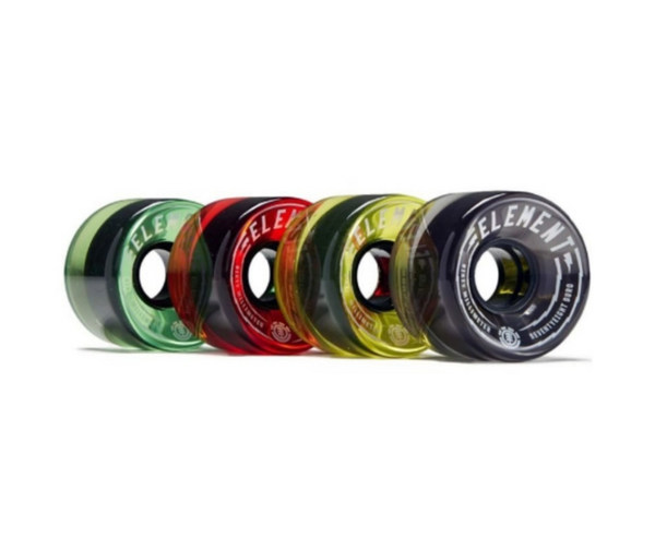 גלגלים לסקייטבורד Rasta cruiser 60mm 78a-Element - Free Sport Israel