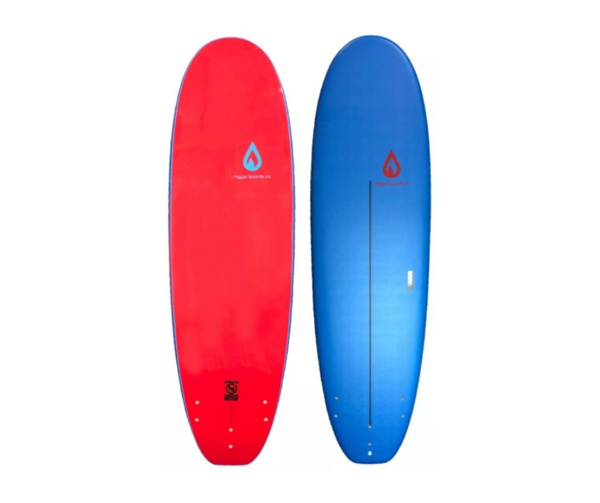 גלשן סופט 7 כחול אדום - Aloha wide, Magic Boards - Free Sport Israel